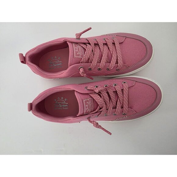 Skechers BOBS Meadow Womens Pink Memory Foam Sneakers Size 8.5 US - Picture 4 of 7